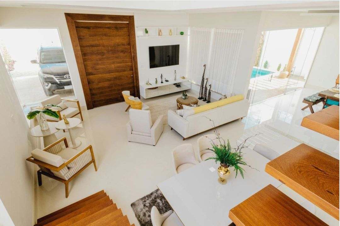 Custom timber shelving and cabinetry